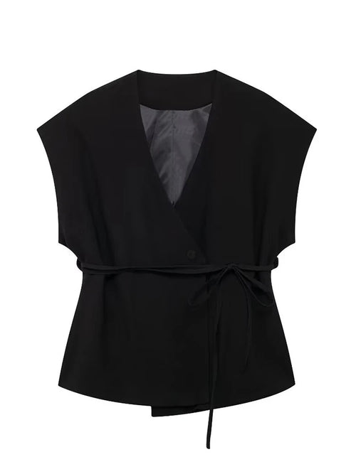 Soleia Lace-Trim Vest