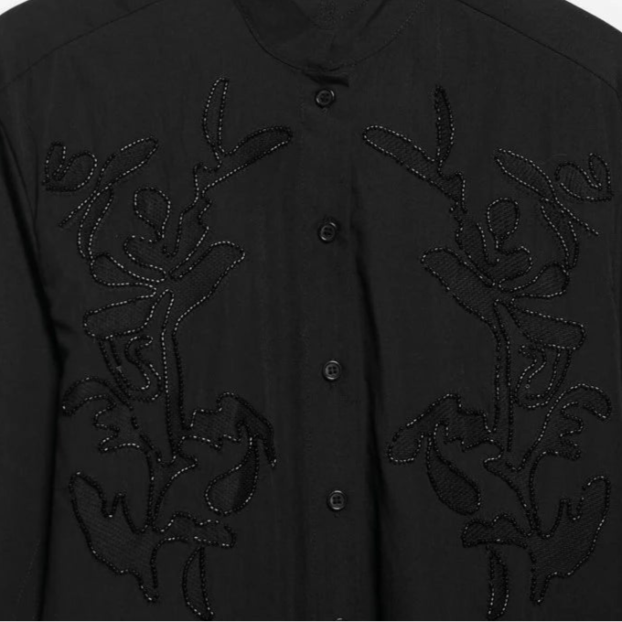 Eviane Embroidered Cotton Shirt