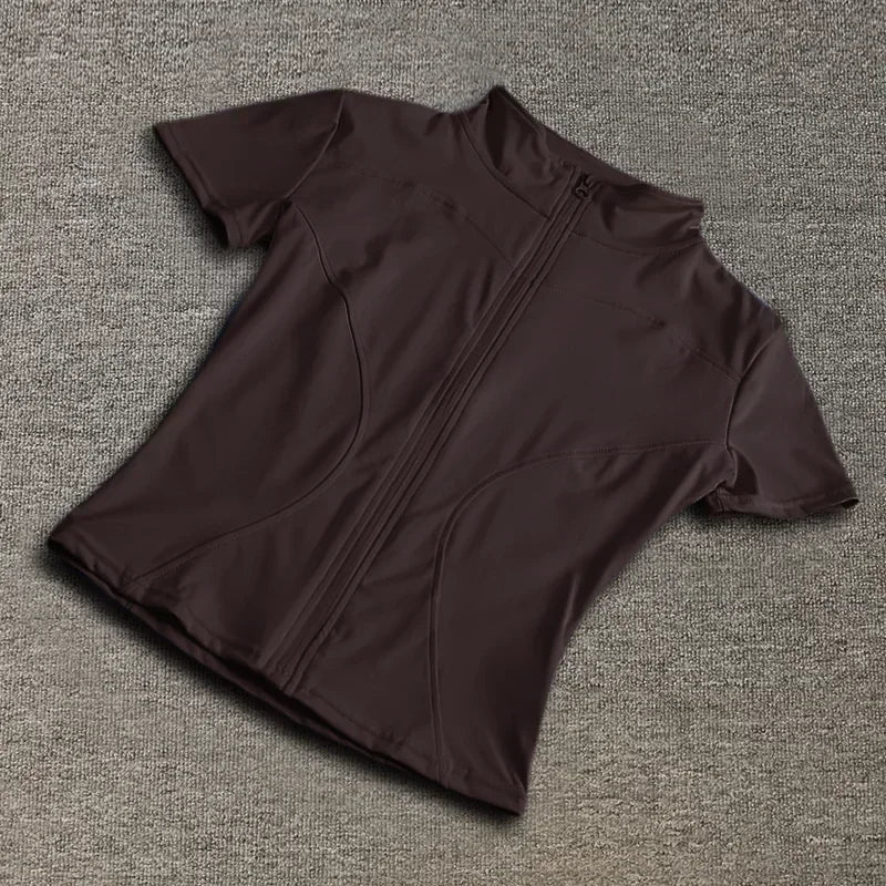 Nyra Performance Zip Tee