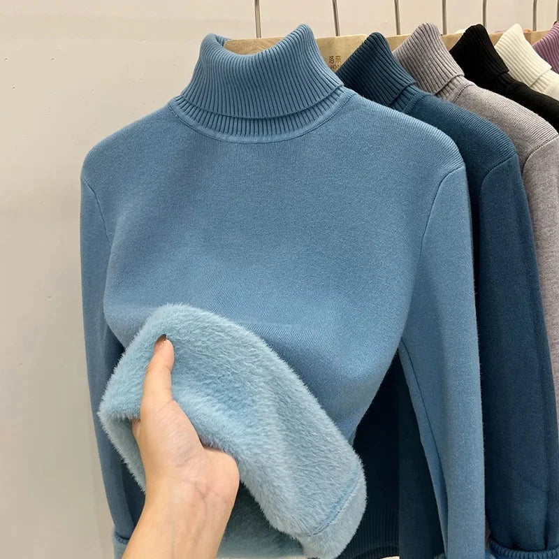 Mirelle High-Neck Wool Layer