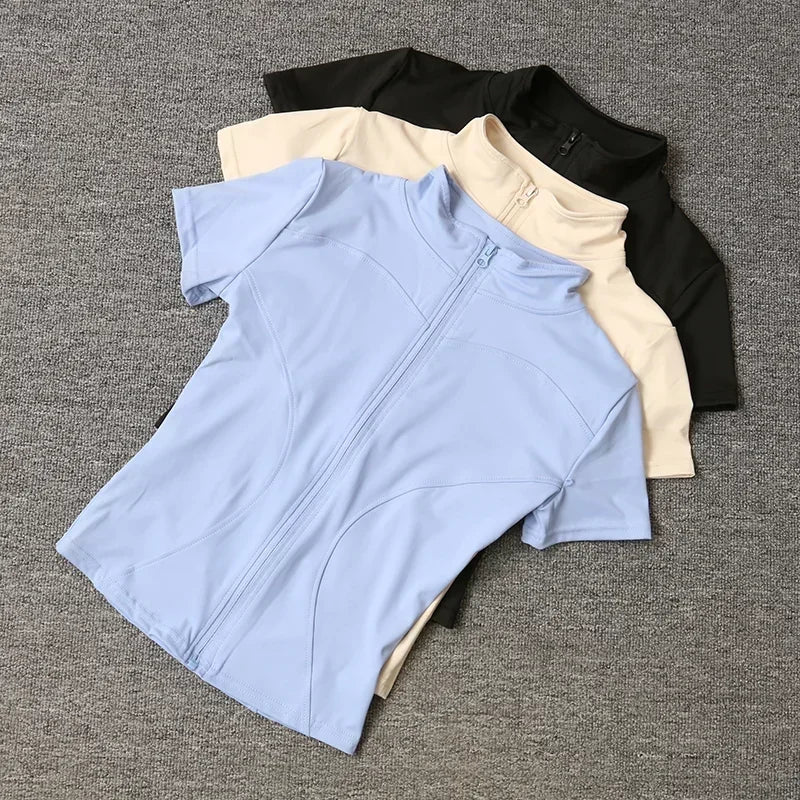 Nyra Performance Zip Tee