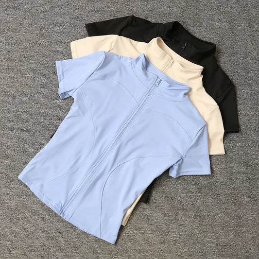 Nyra Performance Zip Tee