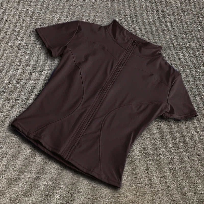 Nyra Performance Zip Tee