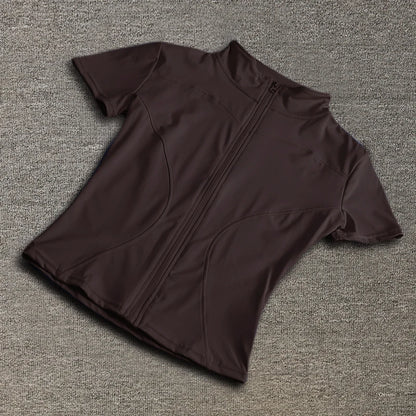 Nyra Performance Zip Tee