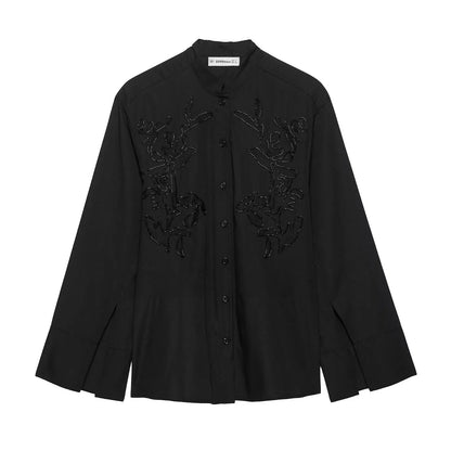 Eviane Embroidered Cotton Shirt