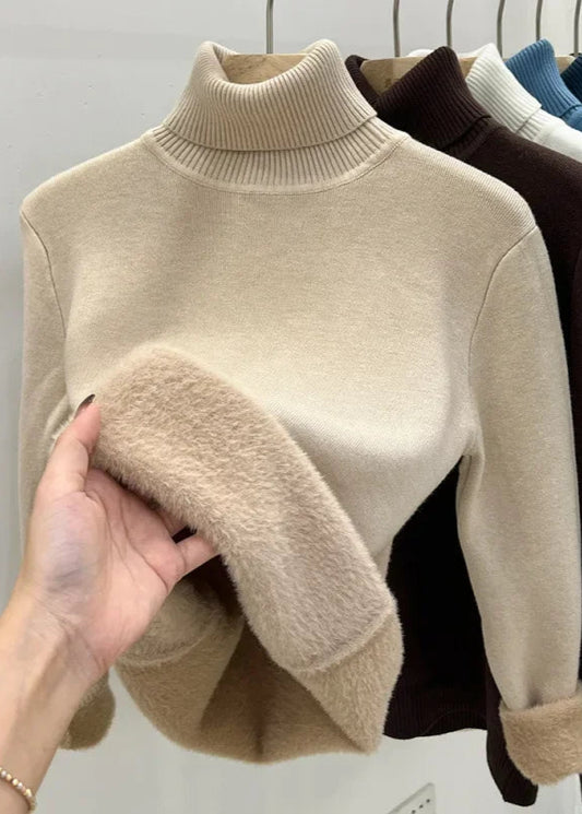 Mirelle High-Neck Wool Layer