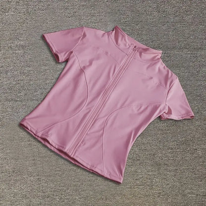 Nyra Performance Zip Tee