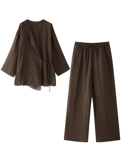 Elisia Tie-Waist Co-Ord Set