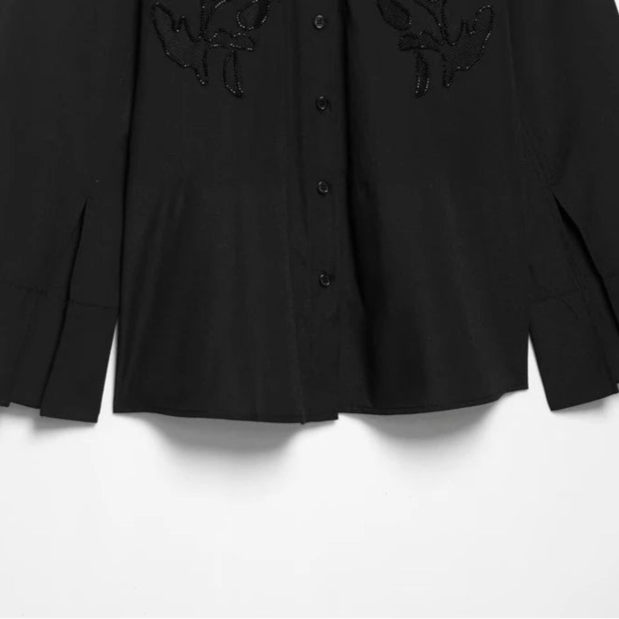 Eviane Embroidered Cotton Shirt