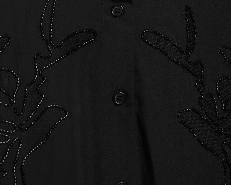Eviane Embroidered Cotton Shirt