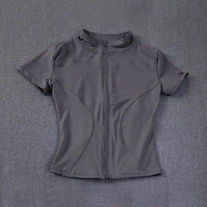 Nyra Performance Zip Tee