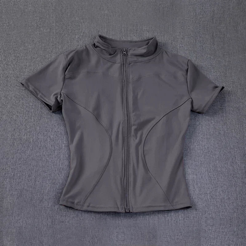 Nyra Performance Zip Tee