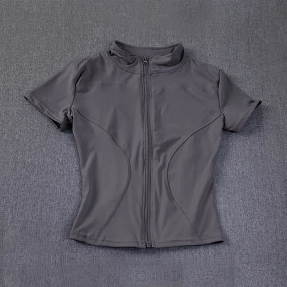 Nyra Performance Zip Tee