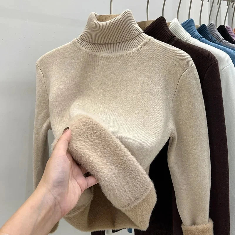 Mirelle High-Neck Wool Layer