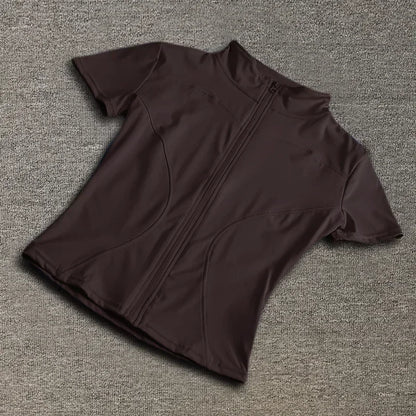 Nyra Performance Zip Tee
