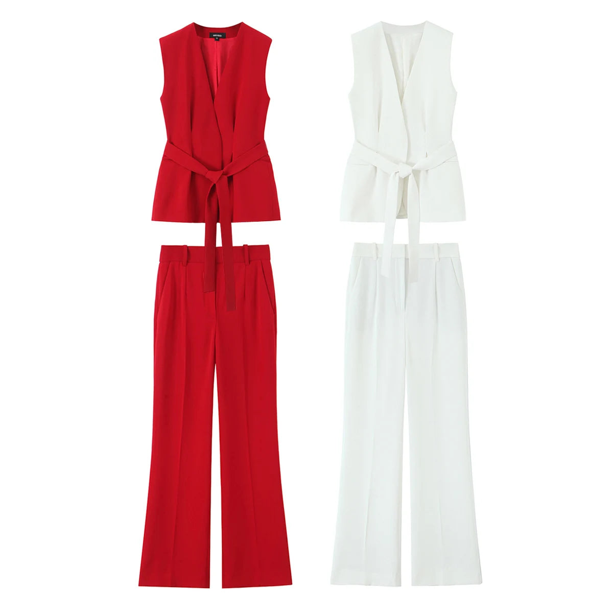 Verel Red Flare Set