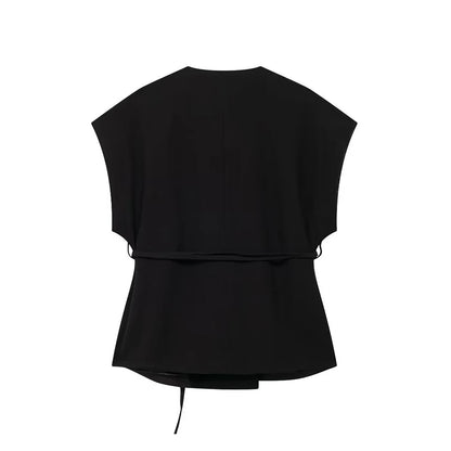 Soleia Lace-Trim Vest