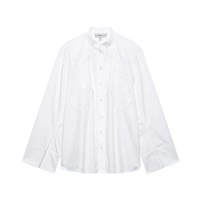 Eviane Embroidered Cotton Shirt