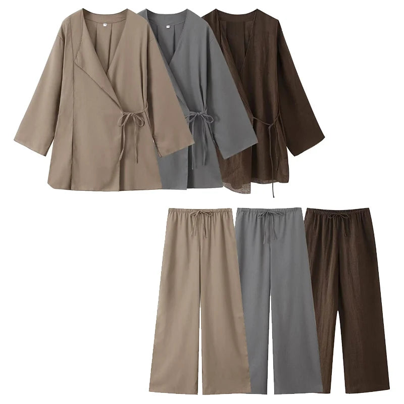 Elisia Tie-Waist Co-Ord Set