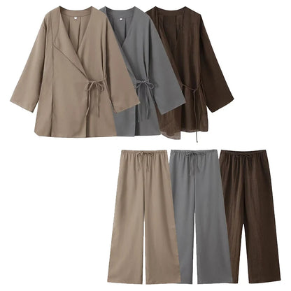 Elisia Tie-Waist Co-Ord Set